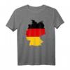 Deutschland Karte mit Flagge T-Shirt – Klassisch geschnitten, perfekt für Deutsche, Touristen und Heimatverbundene