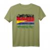 Gambia Deutschland Flagge T-Shirt | Damen Herren Kinder | Klassisch geschnitten, doppelt genähter Saum