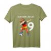 Kinder 9. Geburtstag Fußball Deutschland T-Shirt – Perfektes Geschenk für Jungen und Mädchen zum 9. Geburtstag mit Fußballmotiv