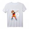Kinder 9. Geburtstag Fußball Deutschland T-Shirt – Perfektes Geschenk für Jungen und Mädchen zum 9. Geburtstag mit Fußballmotiv