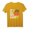 Deutschland Flagge Fingerabdruck T-Shirt - 'It's In My DNA' für Männer und Frauen, stolz auf deutsche Wurzeln