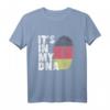 Deutschland Flagge Fingerabdruck T-Shirt - 'It's In My DNA' für Männer und Frauen, stolz auf deutsche Wurzeln