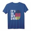 Deutschland Flagge Fingerabdruck T-Shirt - 'It's In My DNA' für Männer und Frauen, stolz auf deutsche Wurzeln