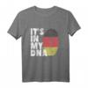 Deutschland Flagge Fingerabdruck T-Shirt - 'It's In My DNA' für Männer und Frauen, stolz auf deutsche Wurzeln