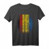 Deutsch-Ukrainische Flagge T-Shirt - Deutschland & Ukraine Flaggen Hemd, Klassisch geschnitten, doppelt genähter Saum