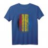 Deutsch-Ukrainische Flagge T-Shirt - Deutschland & Ukraine Flaggen Hemd, Klassisch geschnitten, doppelt genähter Saum