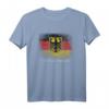 Deutsche Flagge Deutschland German Flag T-Shirt – Klassisch geschnitten, doppelt genähter Saum für patriotischen Stil