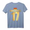 Malle Vatertag Party & Urlaub 2021 Deutschland Sauf Trikot T-Shirt – Lustiges Partyoutfit für Mallorca, Junggesellenabschied, Fußball & Karneval