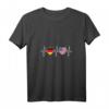 Damen Deutschland & USA Flagge T-Shirt mit V-Ausschnitt – Perfekt für Doppelstaatsbürger, Reisen und Städtetrips in New York, Las Vegas, Miami & San Francisco