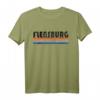 Vintage 1980er Stil Flensburg Deutschland T-Shirt - Retro Souvenir & Geschenk für Flensburg Fans