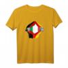 Deutschland Flagge und Italien T-Shirt - Kulturelles Geschenk für Italien- und Deutschlandfans, Geburtstags- und Weihnachtsgeschenk