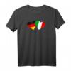 Deutschland Italien T-Shirt Liebe Herz Freunde - Perfektes Geschenk für Liebhaber beider Kulturen, Freunde & Familie