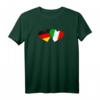 Deutschland Italien T-Shirt Liebe Herz Freunde - Perfektes Geschenk für Liebhaber beider Kulturen, Freunde & Familie