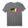 Deutschland Italien T-Shirt Liebe Herz Freunde - Perfektes Geschenk für Liebhaber beider Kulturen, Freunde & Familie