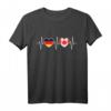 Deutschland und Kanada Flaggen T-Shirt – Doppelte Staatsbürgerschaft, Reise- und Geschenkidee für Touristen und Weltenbummler