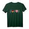 Deutschland und Kanada Flaggen T-Shirt – Doppelte Staatsbürgerschaft, Reise- und Geschenkidee für Touristen und Weltenbummler