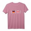 Deutschland und Kanada Flaggen T-Shirt – Doppelte Staatsbürgerschaft, Reise- und Geschenkidee für Touristen und Weltenbummler