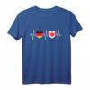 Deutschland und Kanada Flaggen T-Shirt – Doppelte Staatsbürgerschaft, Reise- und Geschenkidee für Touristen und Weltenbummler