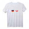 Deutschland und Kanada Flaggen T-Shirt – Doppelte Staatsbürgerschaft, Reise- und Geschenkidee für Touristen und Weltenbummler