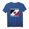 Deutsches Kaiserreich Flagge T-Shirt – Klassisch geschnitten, doppelt genähter Saum, patriotische Kleidung mit historischer Flagge