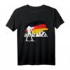 Biathlon Biathlet Deutschland Fahne Langlauf Ski Geschenk T-Shirt - Perfektes Wintersport- und Skimotiv-Shirt für Männer und Frauen