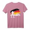 Biathlon Biathlet Deutschland Fahne Langlauf Ski Geschenk T-Shirt - Perfektes Wintersport- und Skimotiv-Shirt für Männer und Frauen