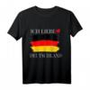 Ich Liebe Deutschland T-Shirt – Ideales Geschenk für Deutschland-Fans, Flaggenliebhaber und Liebesbekundungen