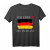 Ich Liebe Deutschland T-Shirt – Ideales Geschenk für Deutschland-Fans, Flaggenliebhaber und Liebesbekundungen