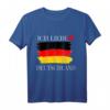Ich Liebe Deutschland T-Shirt – Ideales Geschenk für Deutschland-Fans, Flaggenliebhaber und Liebesbekundungen