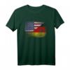 Deutsch-Amerikanische Flagge T-Shirt Deutschland USA - Klassisch geschnitten, doppelt genähter Saum