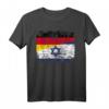 Israel Deutschland Freundschaft Flaggen T-Shirt – Geschenkidee für Austausch, Sportfans und Freunde