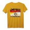 Israel Deutschland Freundschaft Flaggen T-Shirt – Geschenkidee für Austausch, Sportfans und Freunde