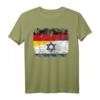 Israel Deutschland Freundschaft Flaggen T-Shirt – Geschenkidee für Austausch, Sportfans und Freunde
