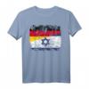 Israel Deutschland Freundschaft Flaggen T-Shirt – Geschenkidee für Austausch, Sportfans und Freunde
