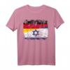 Israel Deutschland Freundschaft Flaggen T-Shirt – Geschenkidee für Austausch, Sportfans und Freunde