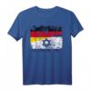 Israel Deutschland Freundschaft Flaggen T-Shirt – Geschenkidee für Austausch, Sportfans und Freunde
