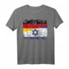 Israel Deutschland Freundschaft Flaggen T-Shirt – Geschenkidee für Austausch, Sportfans und Freunde