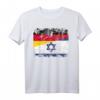 Israel Deutschland Freundschaft Flaggen T-Shirt – Geschenkidee für Austausch, Sportfans und Freunde