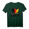 HapPanda T-Shirt für Hockeyfans - Support der Deutschen Hockey Mannschaft mit Flagge, perfekt als Geschenk für Eishockeyliebhaber
