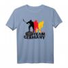 HapPanda T-Shirt für Hockeyfans - Support der Deutschen Hockey Mannschaft mit Flagge, perfekt als Geschenk für Eishockeyliebhaber
