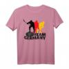HapPanda T-Shirt für Hockeyfans - Support der Deutschen Hockey Mannschaft mit Flagge, perfekt als Geschenk für Eishockeyliebhaber
