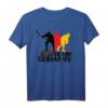 HapPanda T-Shirt für Hockeyfans - Support der Deutschen Hockey Mannschaft mit Flagge, perfekt als Geschenk für Eishockeyliebhaber