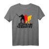 HapPanda T-Shirt für Hockeyfans - Support der Deutschen Hockey Mannschaft mit Flagge, perfekt als Geschenk für Eishockeyliebhaber