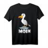 Moin, Möwe Norddeutschland T-Shirt – Perfektes Geschenk für Urlauber und Einheimische an Ostsee & Nordsee, Insel- und Festland-Design