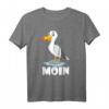 Moin, Möwe Norddeutschland T-Shirt – Perfektes Geschenk für Urlauber und Einheimische an Ostsee & Nordsee, Insel- und Festland-Design