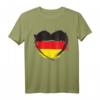 Deutschland Fanartikel Herz Design – T-Shirt, Fahne, Haarreif & Trikot für Fußball, Eishockey & Handball Fans