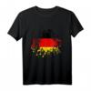 Deutschland Flagge im Musik Stil T-Shirt – Kreatives Geschenk für Musiker, Fans & Deutschlandliebhaber bei Konzerten & Geburtstagen