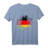 Deutschland Flagge im Musik Stil T-Shirt – Kreatives Geschenk für Musiker, Fans & Deutschlandliebhaber bei Konzerten & Geburtstagen