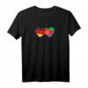 Deutsche und Eritreische Flagge in Herzform T-Shirt – Perfekt für Eritreische Migranten in Deutschland zum HapPanda