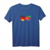 Deutsche und Eritreische Flagge in Herzform T-Shirt – Perfekt für Eritreische Migranten in Deutschland zum HapPanda